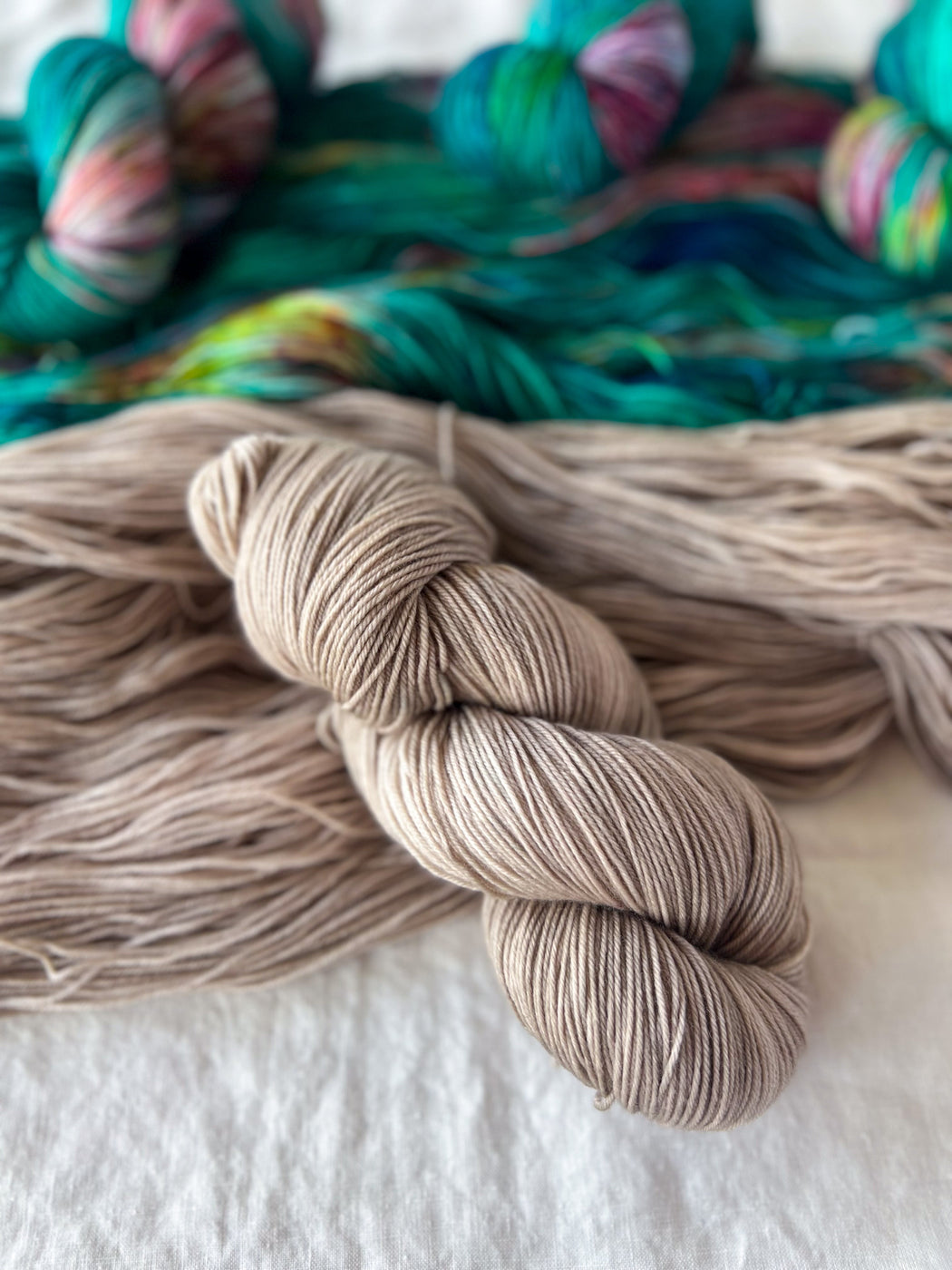 Love in Stitches /// Collab - Ruby and Roses Yarn - Hand Dyed Yarn