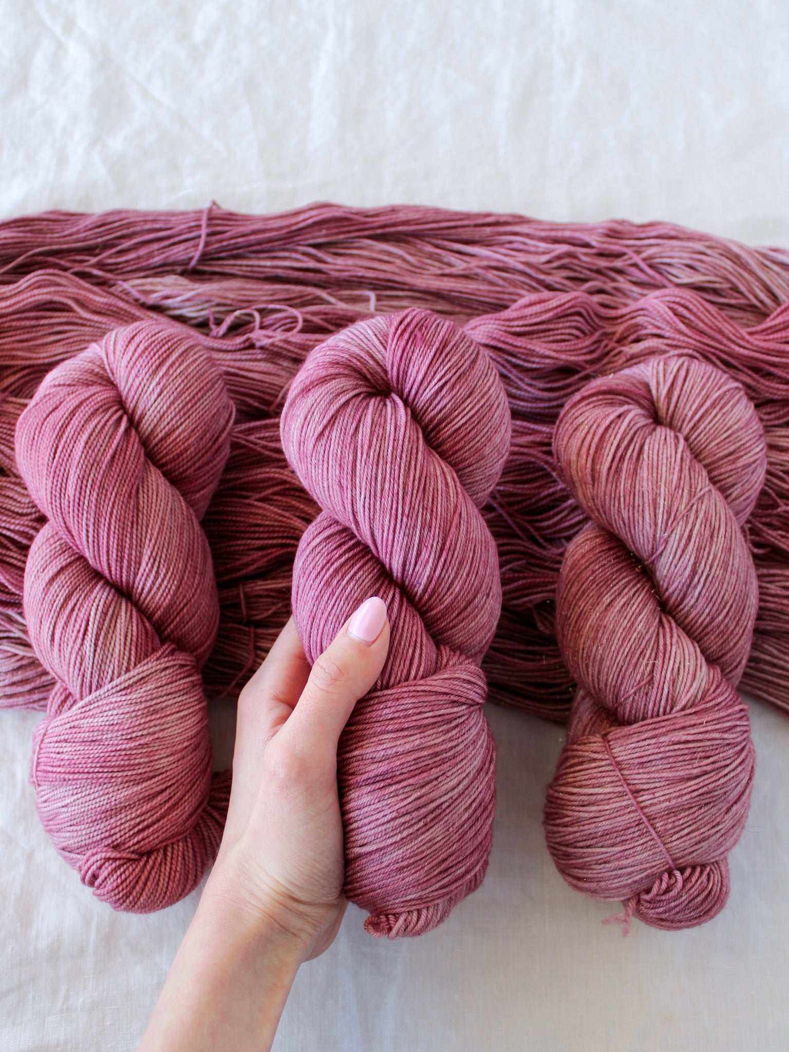 Love Note - Ruby and Roses Yarn - Hand Dyed Yarn