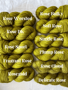 Luminaire - Ruby and Roses Yarn - Hand Dyed Yarn