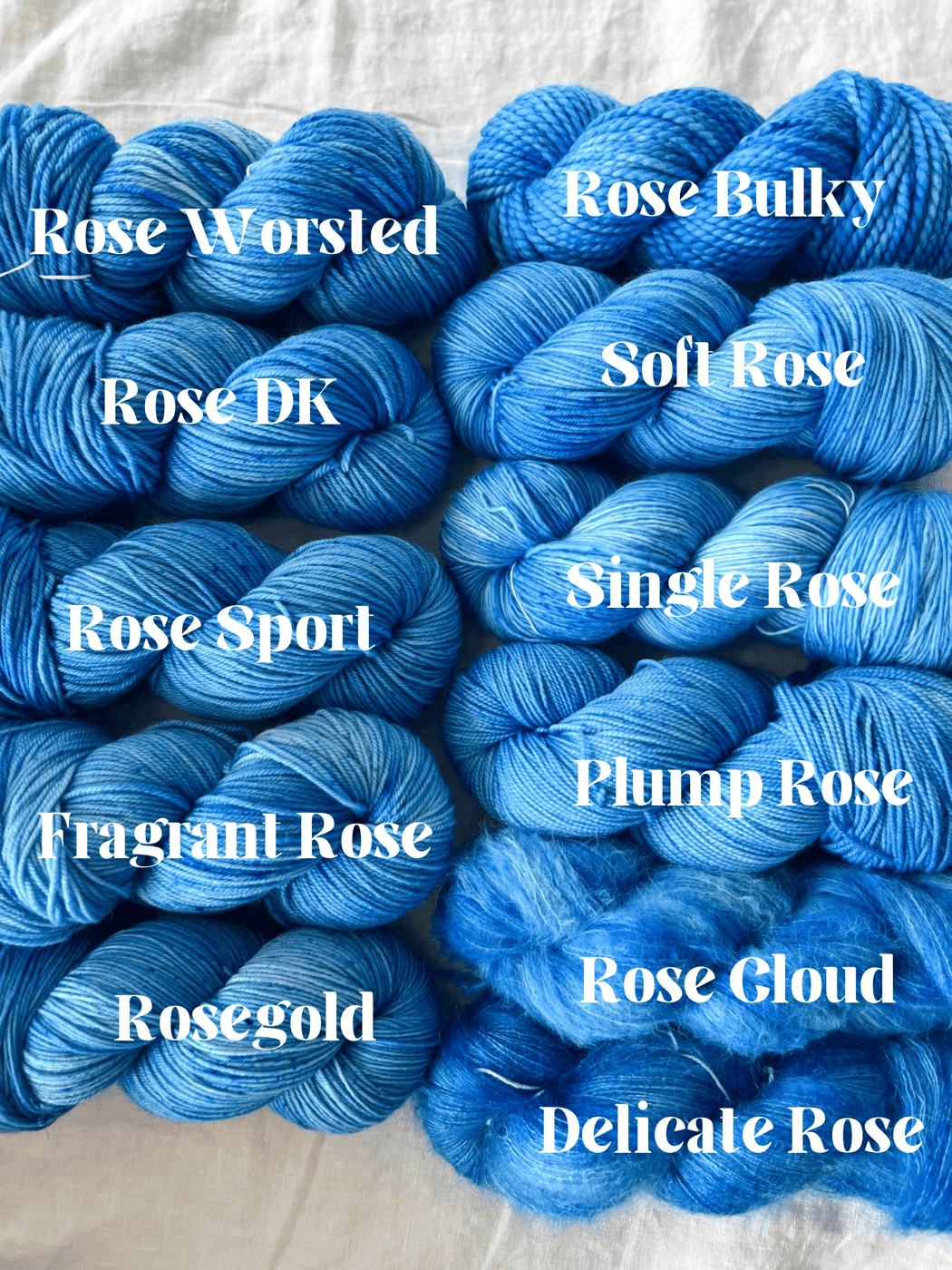 Maritime - Ruby and Roses Yarn - Hand Dyed Yarn