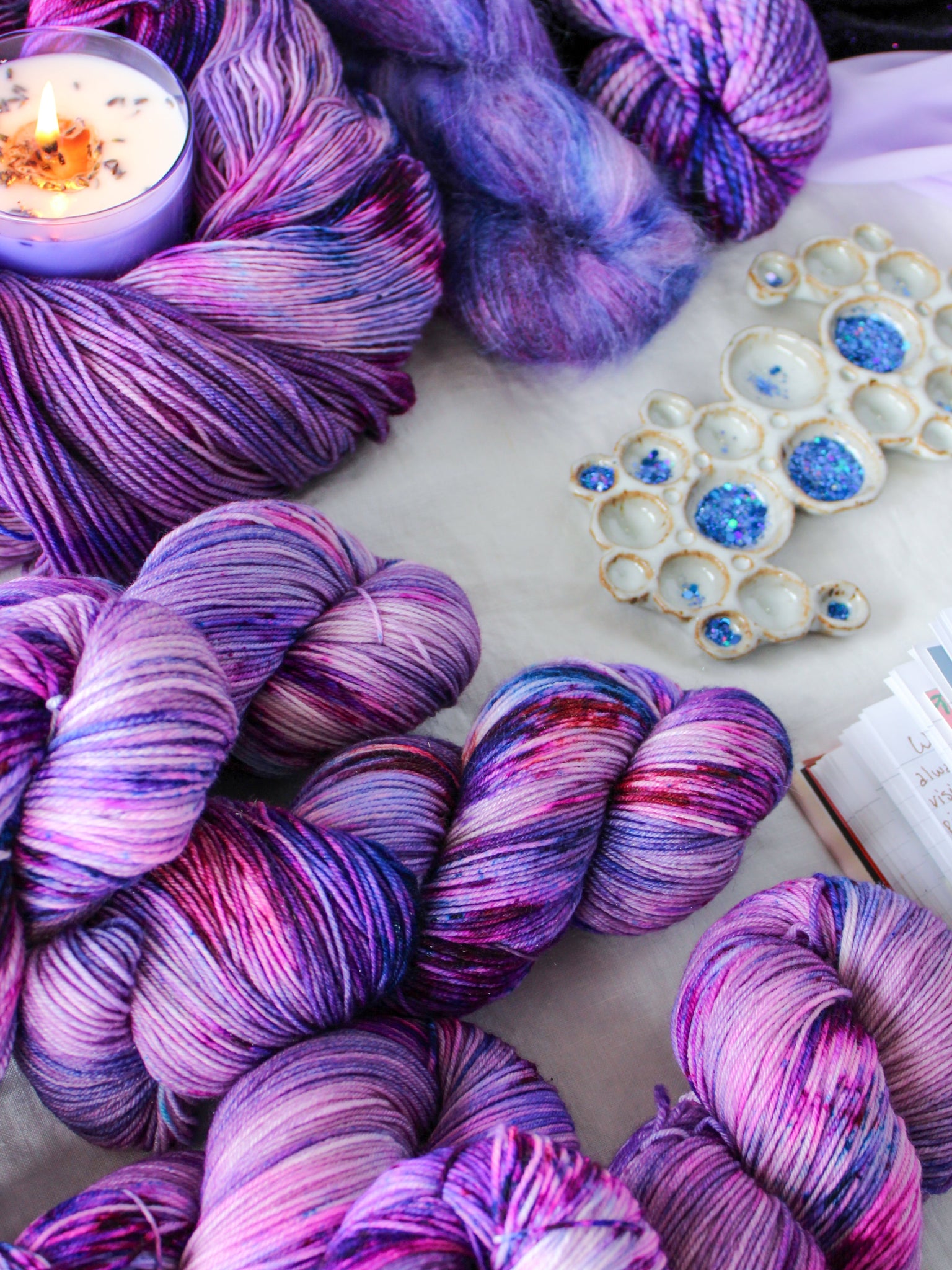 Melancholia /// Pre-Order - Ruby and Roses Yarn - Hand Dyed Yarn