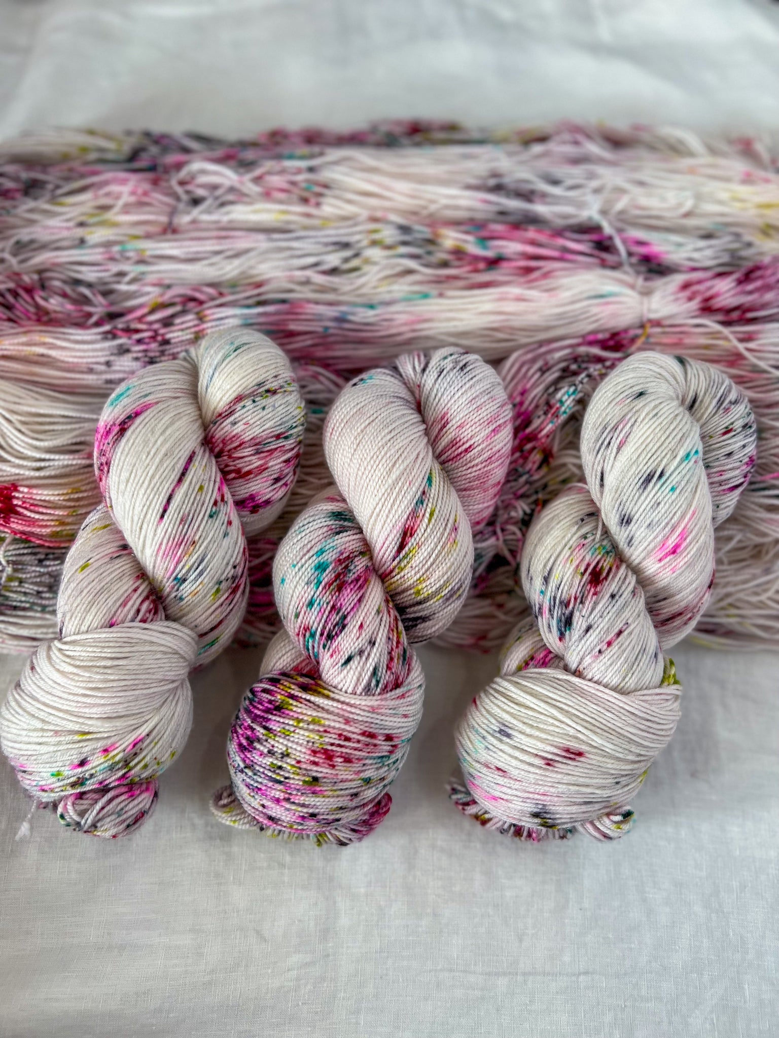 Mistletoe Mixer /// Pre-Order - Ruby and Roses Yarn - Hand Dyed Yarn