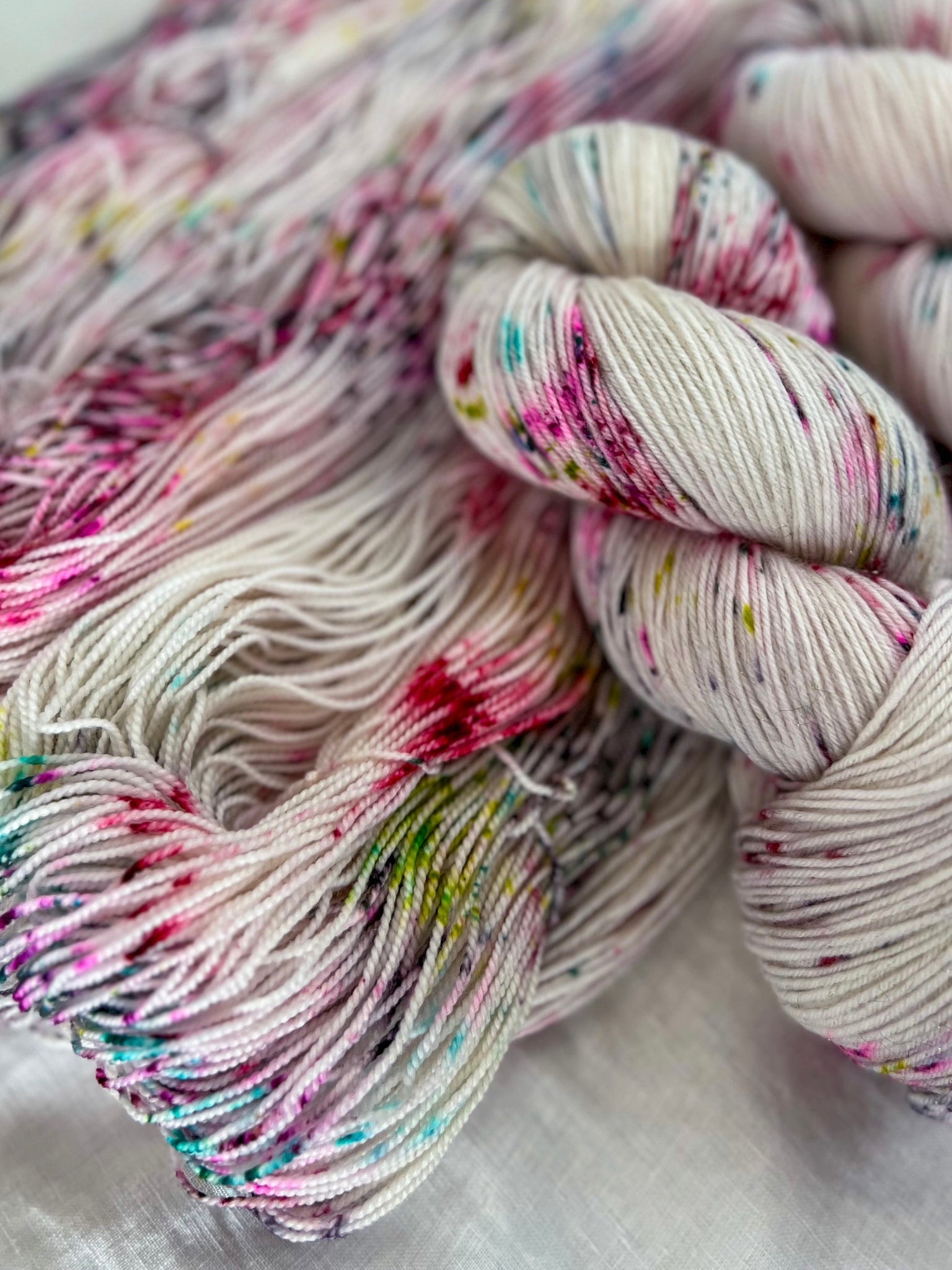 Mistletoe Mixer /// Pre-Order - Ruby and Roses Yarn - Hand Dyed Yarn