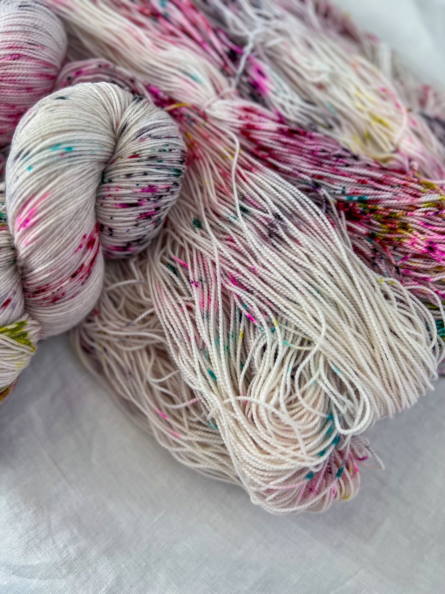 Mistletoe Mixer /// Pre-Order - Ruby and Roses Yarn - Hand Dyed Yarn