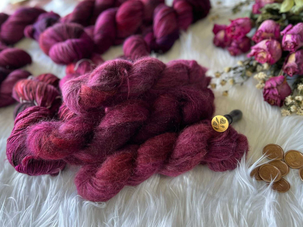 Montblanc - Ruby and Roses Yarn - Hand Dyed Yarn