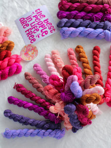 New Romantics - Minis Collections /// Pre-Order - Ruby and Roses Yarn - Hand Dyed Yarn