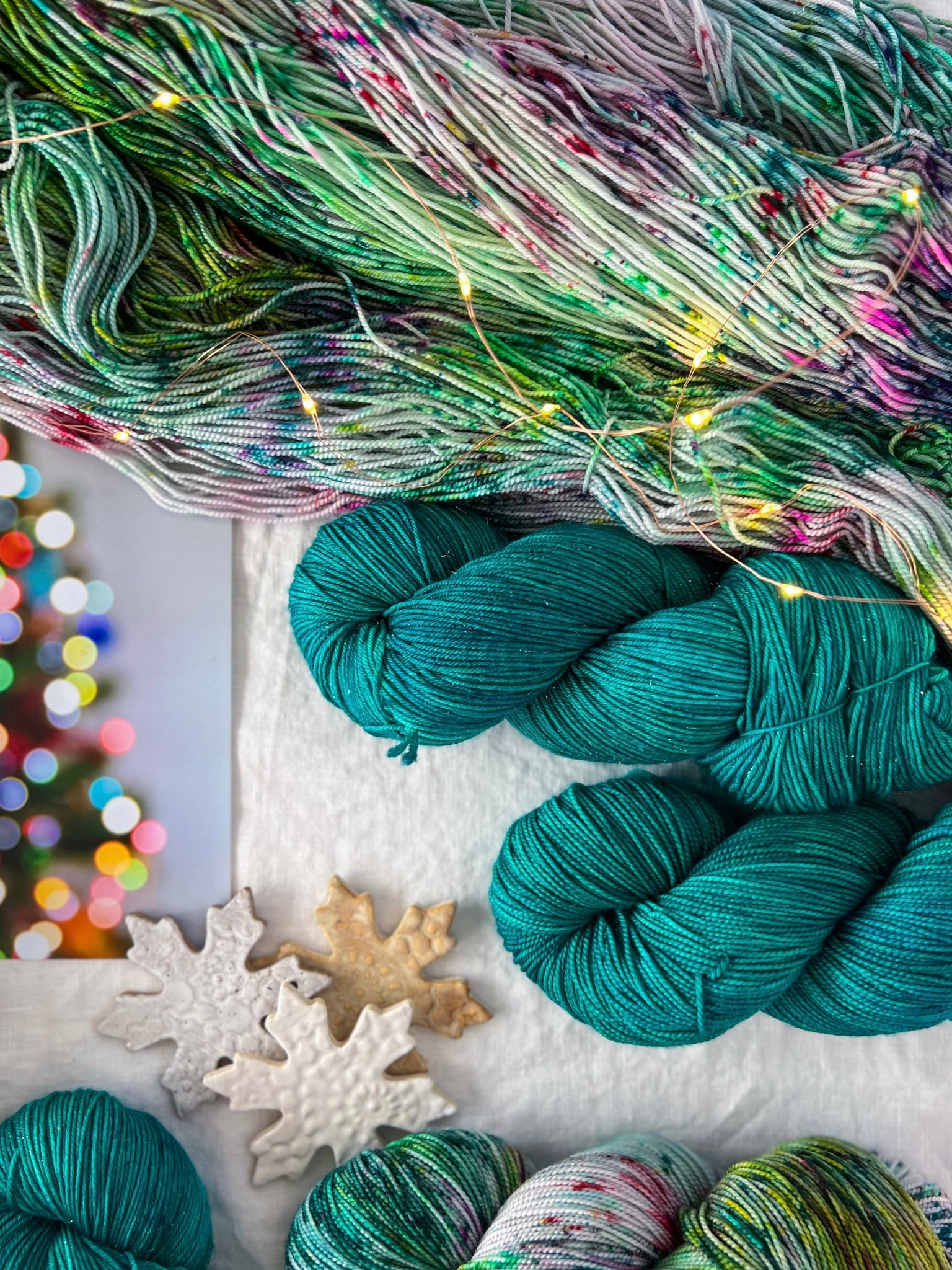 O Tannenbaum /// Pre-Order - Ruby and Roses Yarn - Hand Dyed Yarn