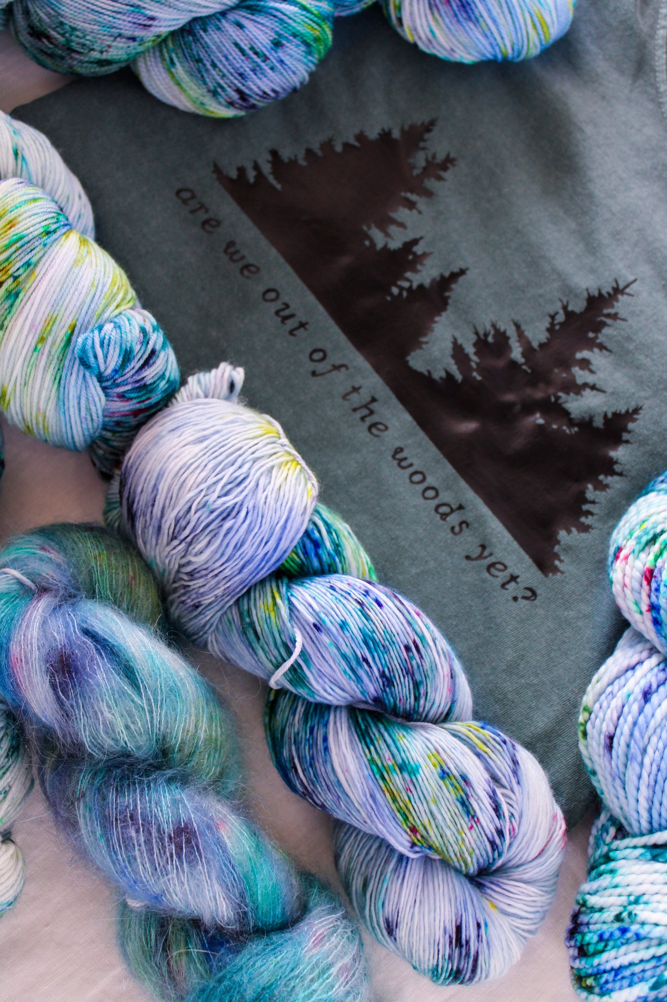 Out of the Woods /// Pre-Order - Ruby and Roses Yarn - Hand Dyed Yarn