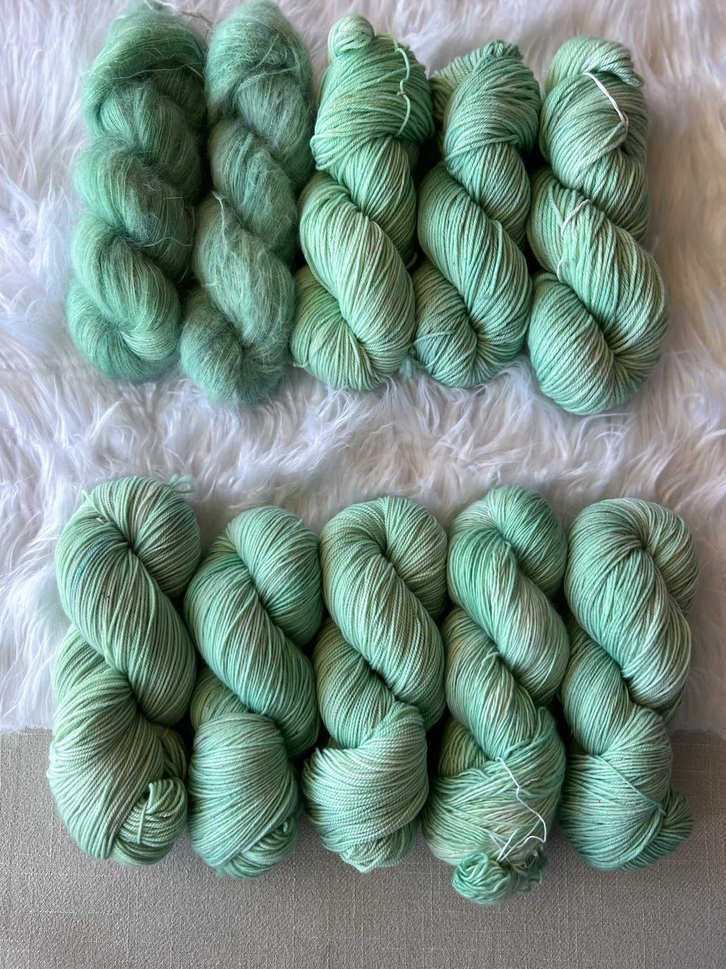 Parchment - Ruby and Roses Yarn - Hand Dyed Yarn