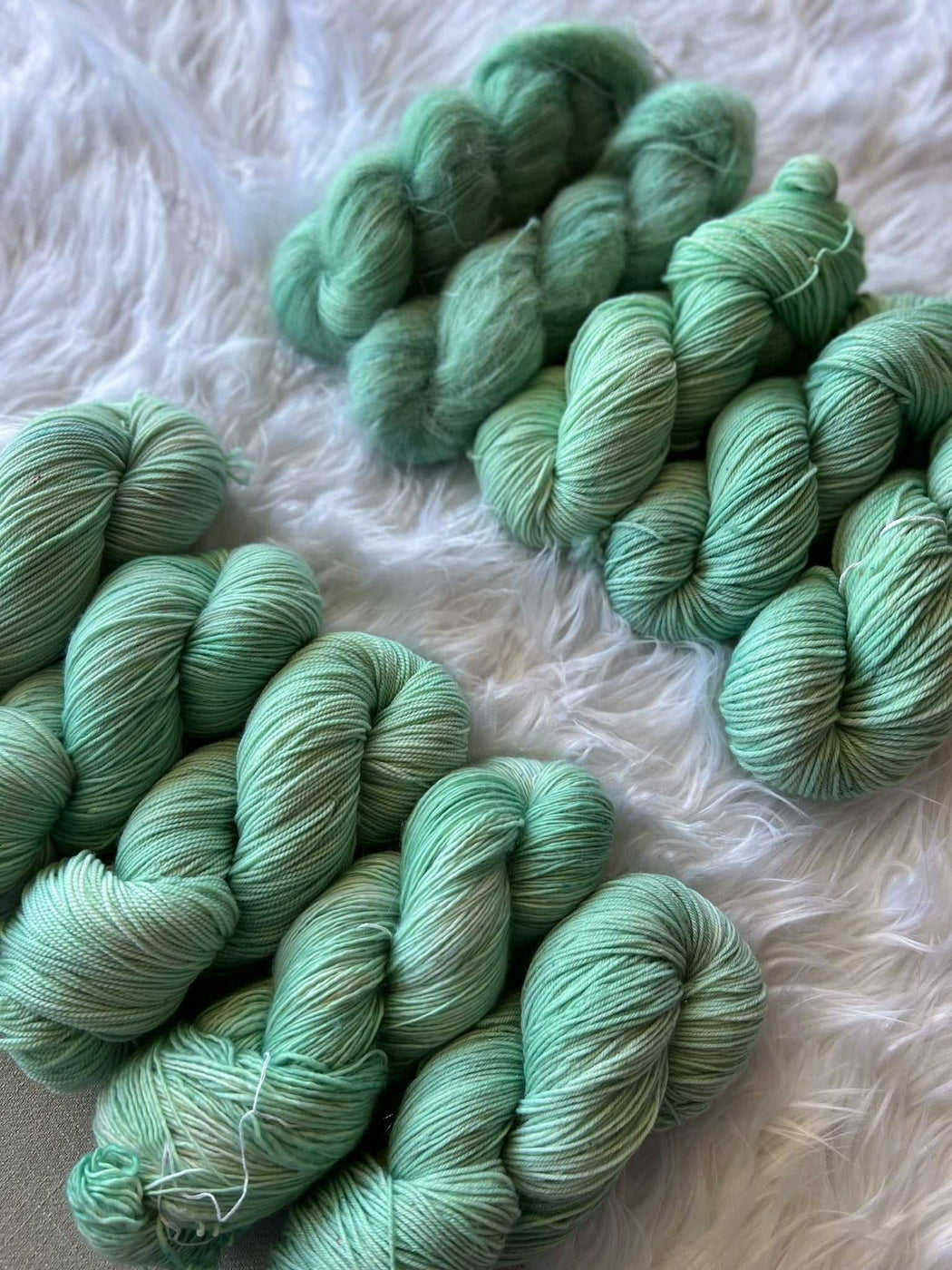 Parchment - Ruby and Roses Yarn - Hand Dyed Yarn