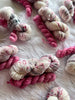 Party Dress Sock Set - Ruby and Roses Yarn - Hand Dyed Yarn