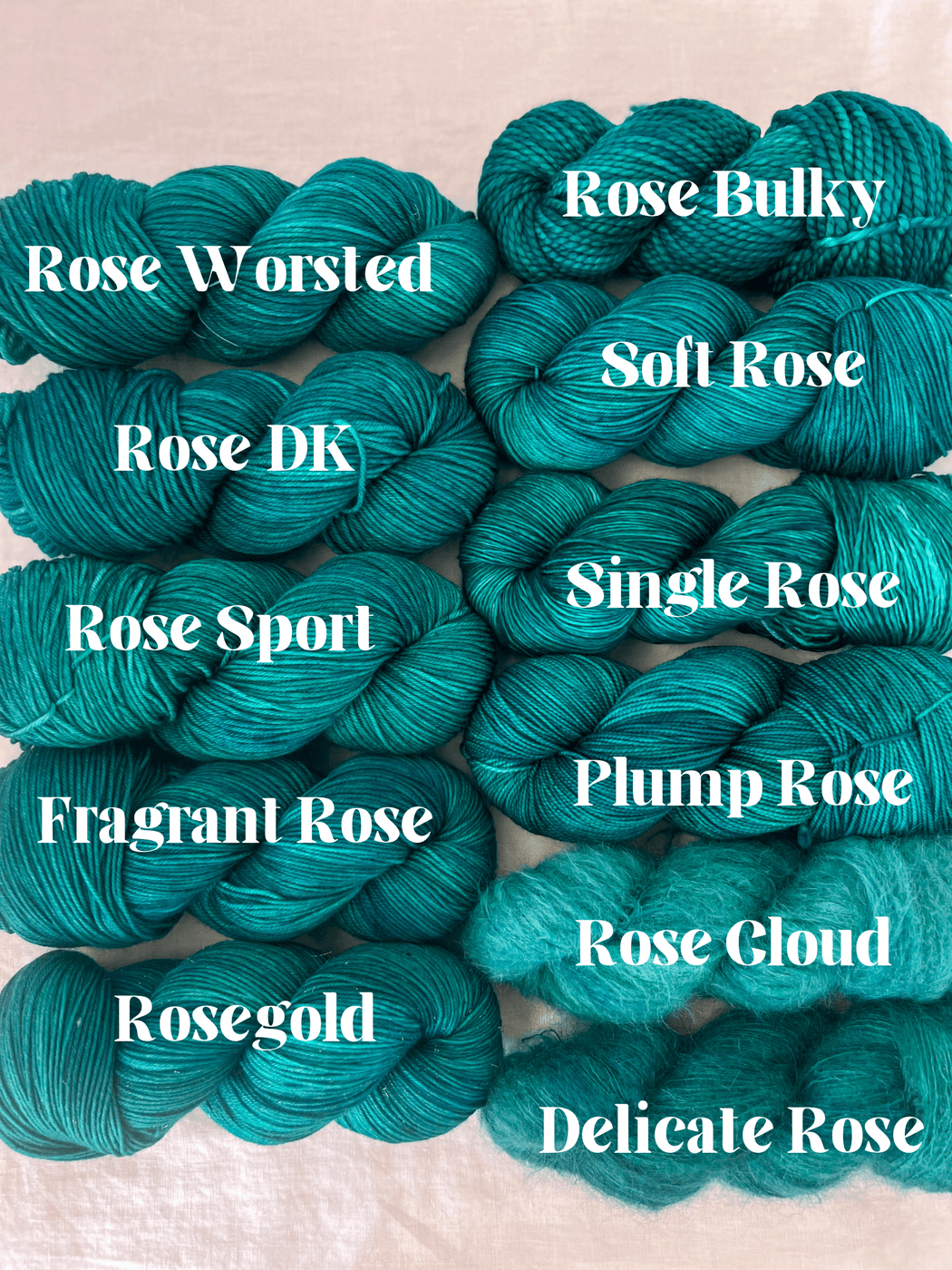 Persian (Revamped) - Ruby and Roses Yarn - Hand Dyed Yarn