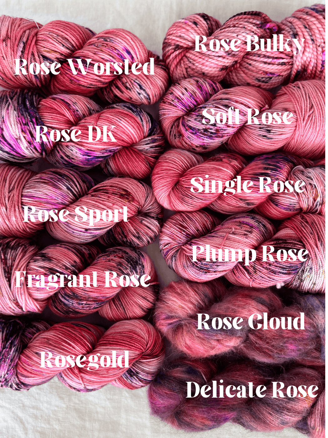 Pombaline - Ruby and Roses Yarn - Hand Dyed Yarn