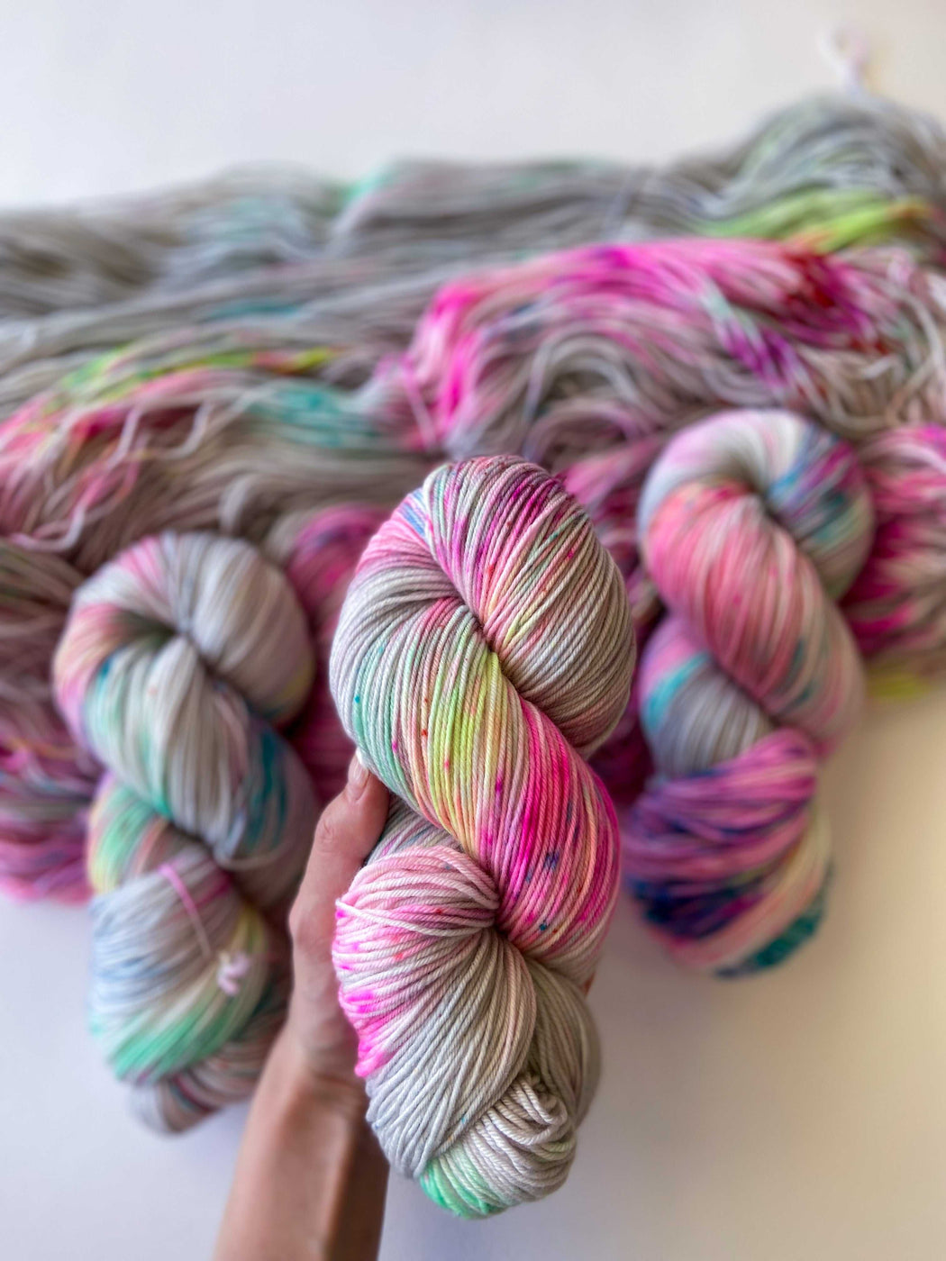 Poolside - Ruby and Roses Yarn - Hand Dyed Yarn