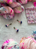 Progress Keeper Charm /// Sailboat - Ruby and Roses Yarn - Hand Dyed Yarn
