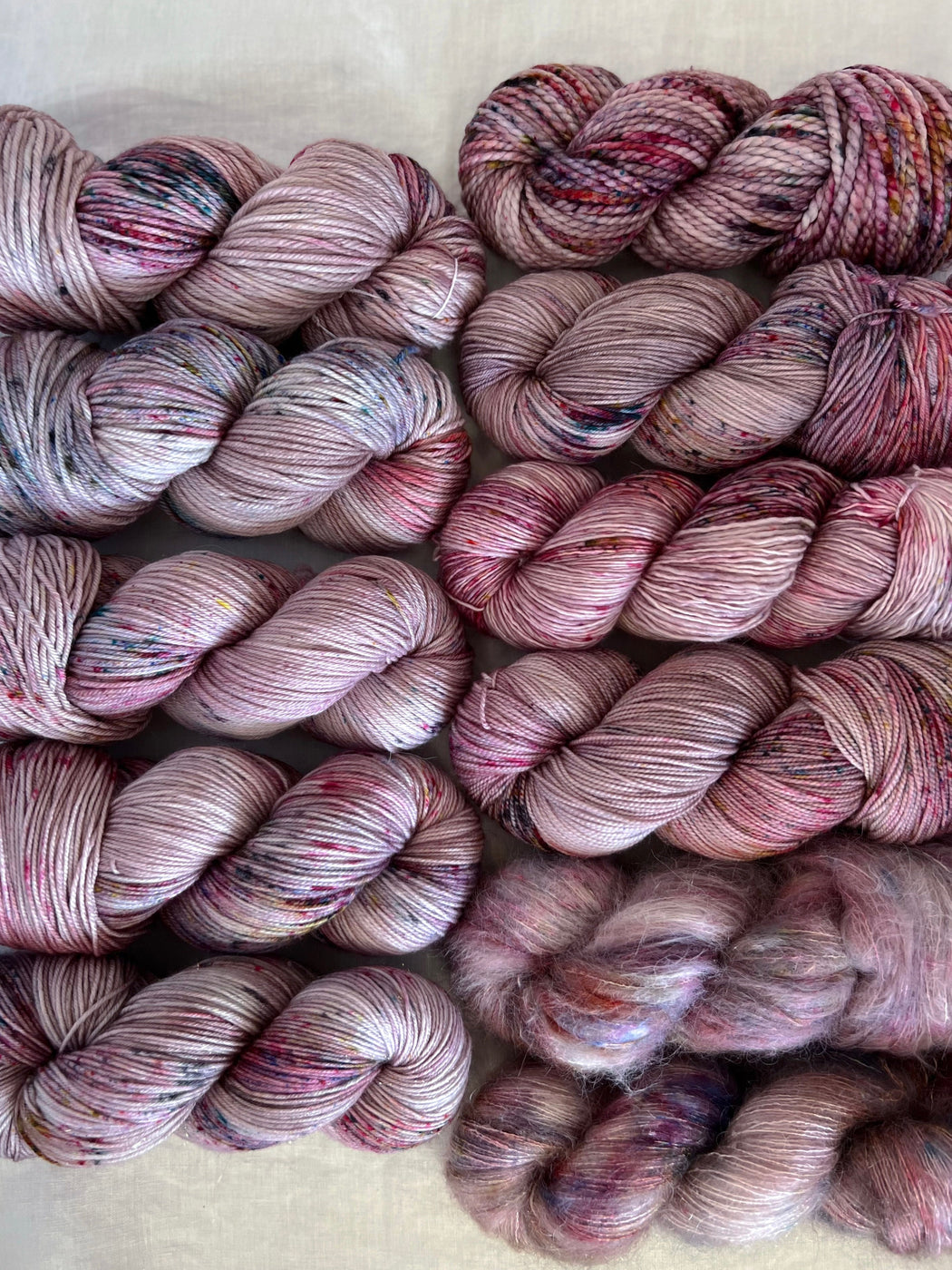 Promenade - Ruby and Roses Yarn - Hand Dyed Yarn