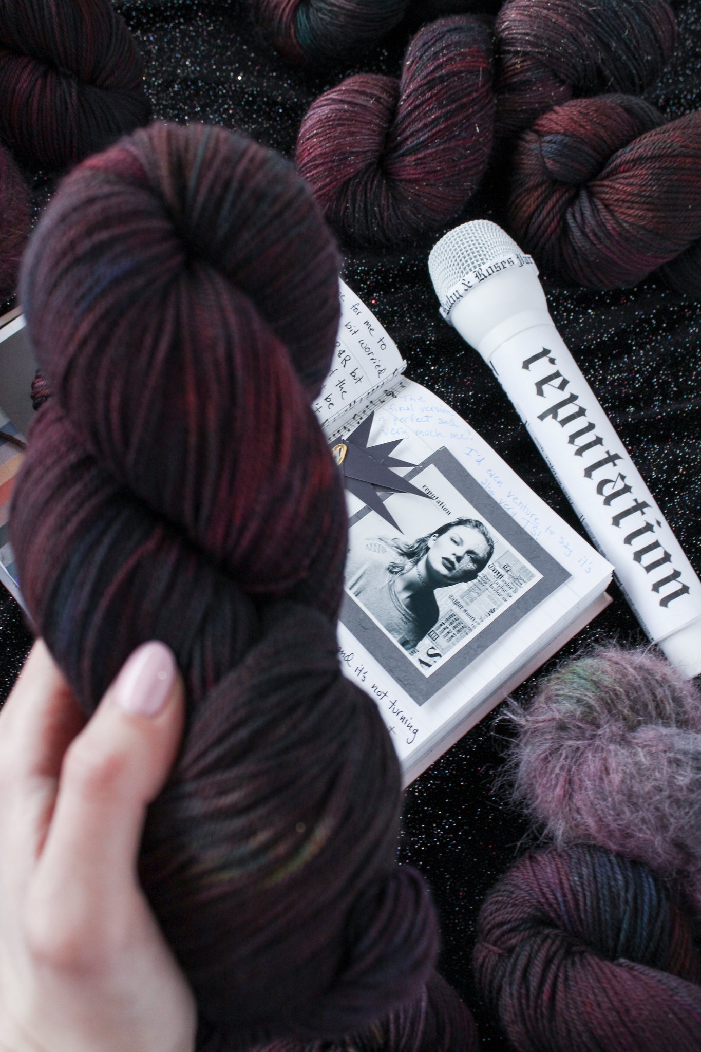 Reputation /// Pre-Order - Ruby and Roses Yarn - Hand Dyed Yarn