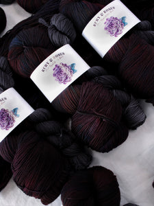 Reputation - Sock Set /// Pre-Order - Ruby and Roses Yarn - Hand Dyed Yarn