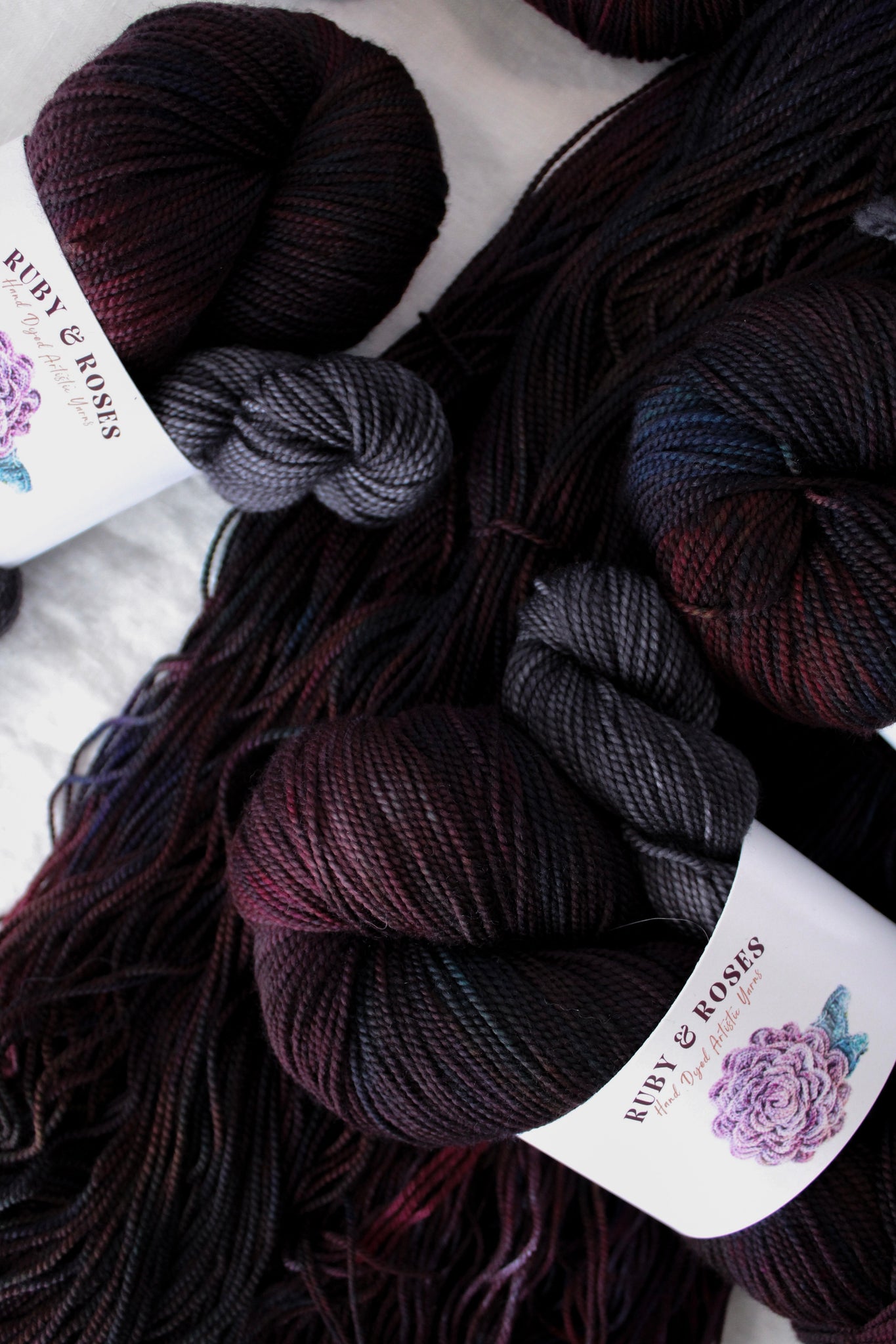 Reputation - Sock Set /// Pre-Order - Ruby and Roses Yarn - Hand Dyed Yarn