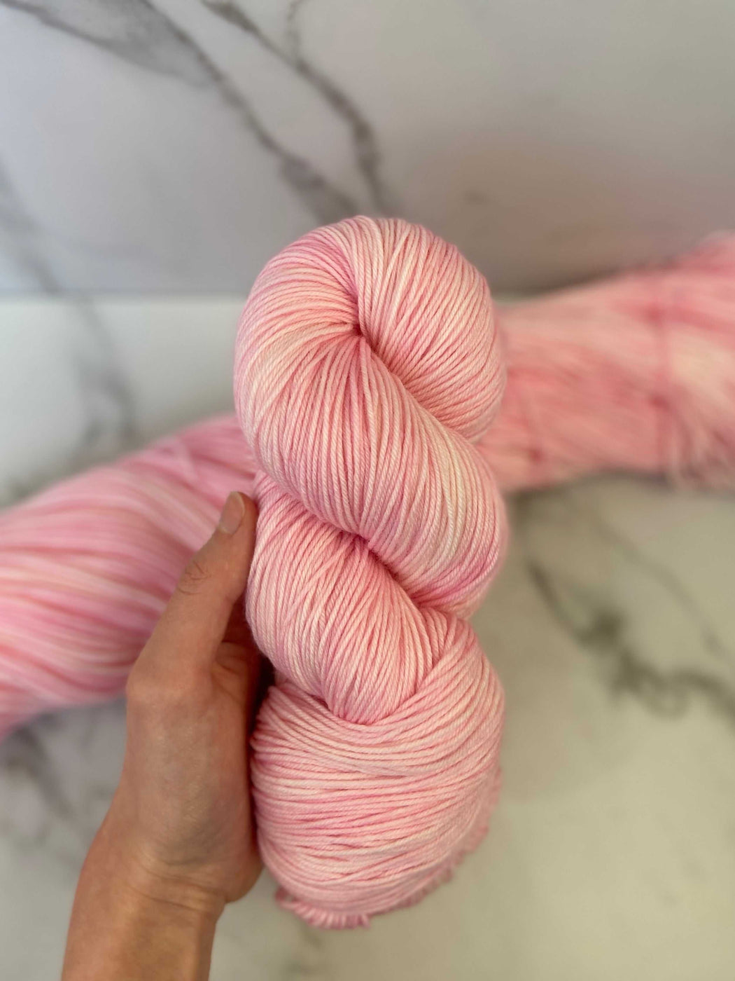 Rosy Cheeks - Ruby and Roses Yarn - Hand Dyed Yarn