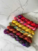 Saturday Sun /// OOAK Minis Collection - Ruby and Roses Yarn - Hand Dyed Yarn