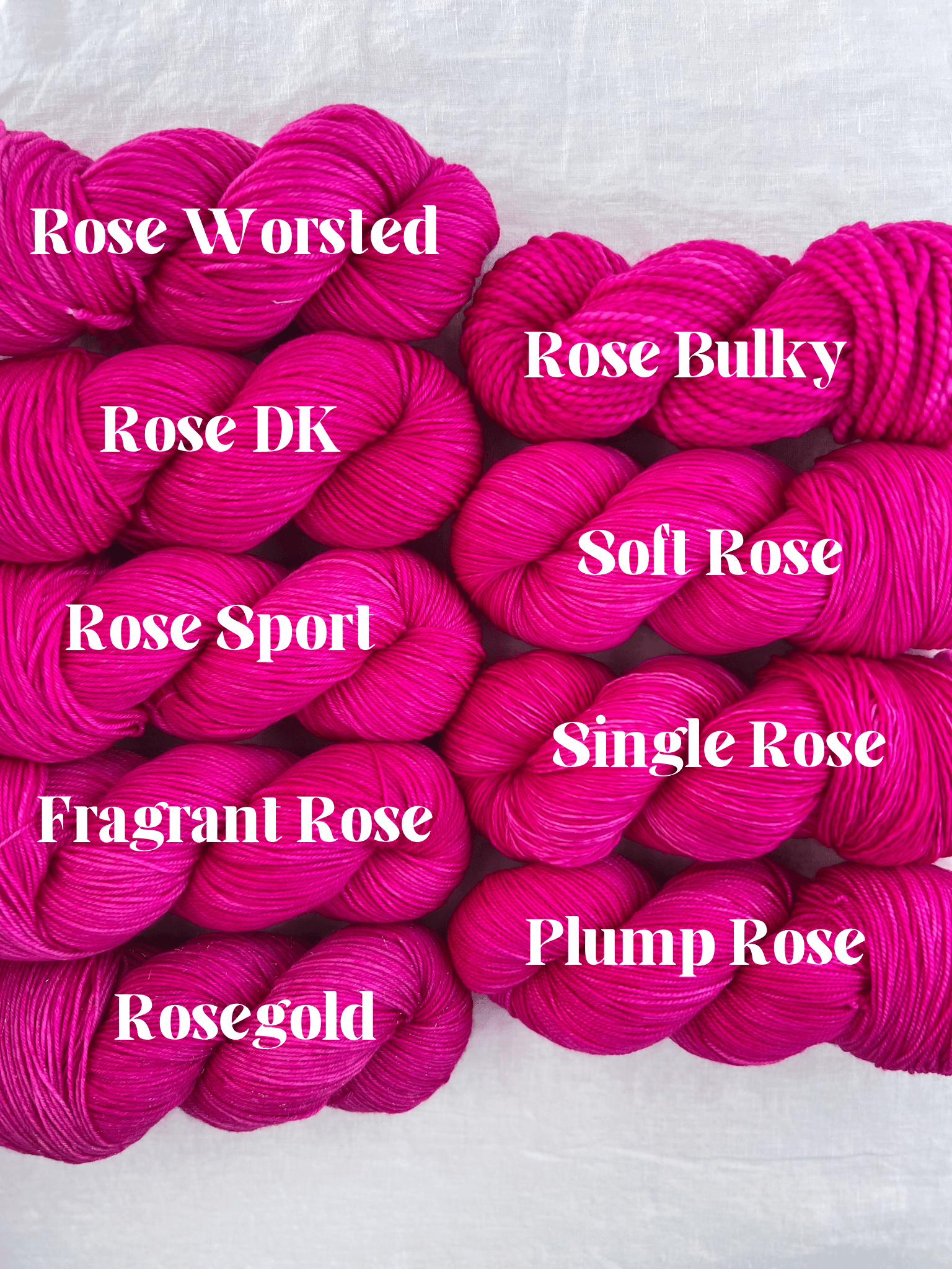 Pink Hand Dyed Yarn - Tonals – Ruby and Roses Yarn