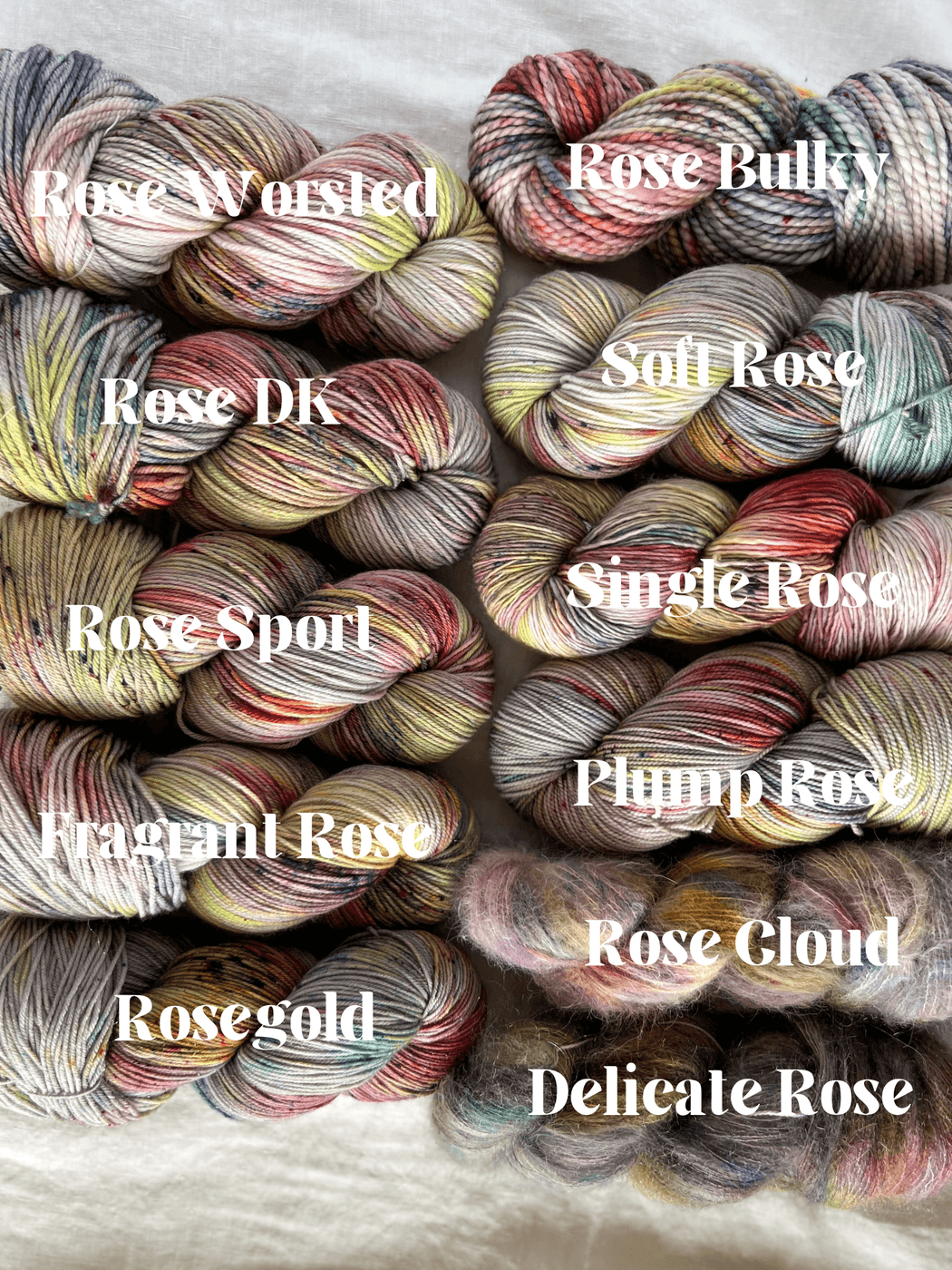 Streetcar - Ruby and Roses Yarn - Hand Dyed Yarn