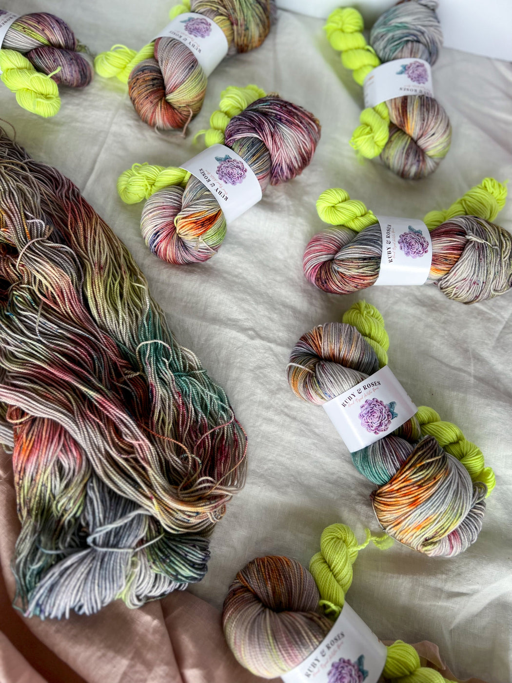Streetcar /// Sock Set - Ruby and Roses Yarn - Hand Dyed Yarn