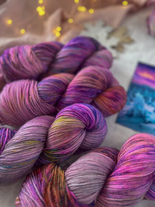 Subzero Sundown /// Pre-Order - Ruby and Roses Yarn - Hand Dyed Yarn