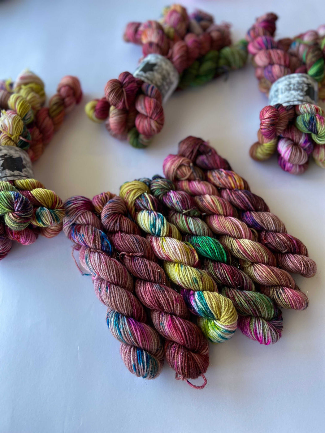 Thicket /// OOAK Minis Collection - Ruby and Roses Yarn - Hand Dyed Yarn