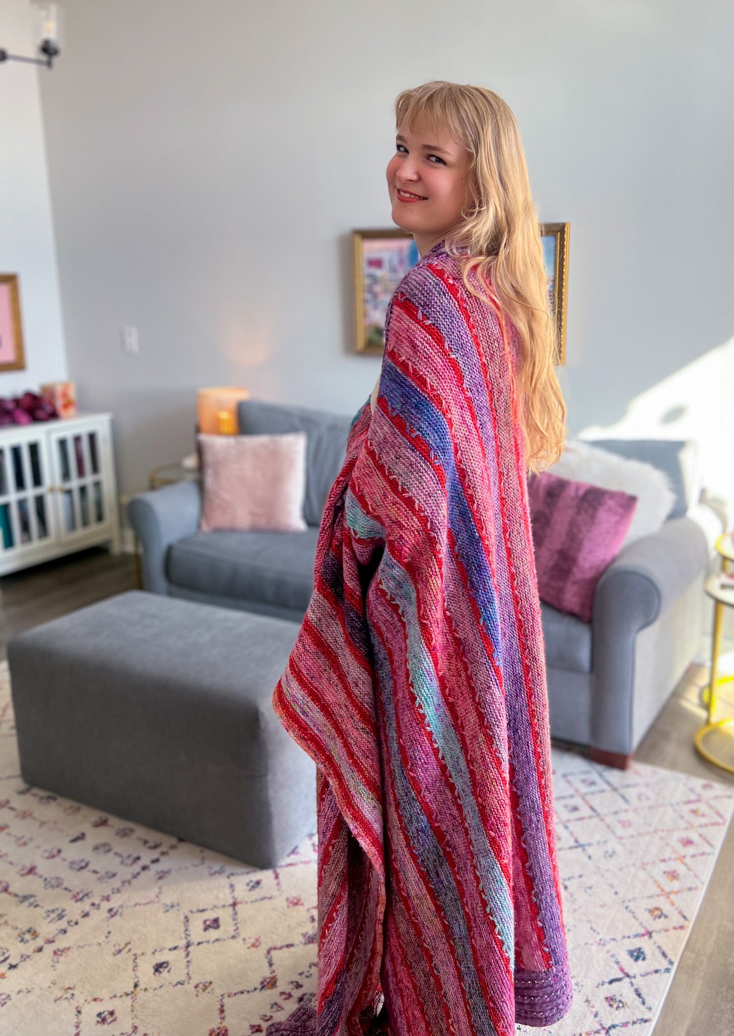 Ruby And Roses Traveler's Blanket /// Digital Pattern – Ruby and Roses Yarn