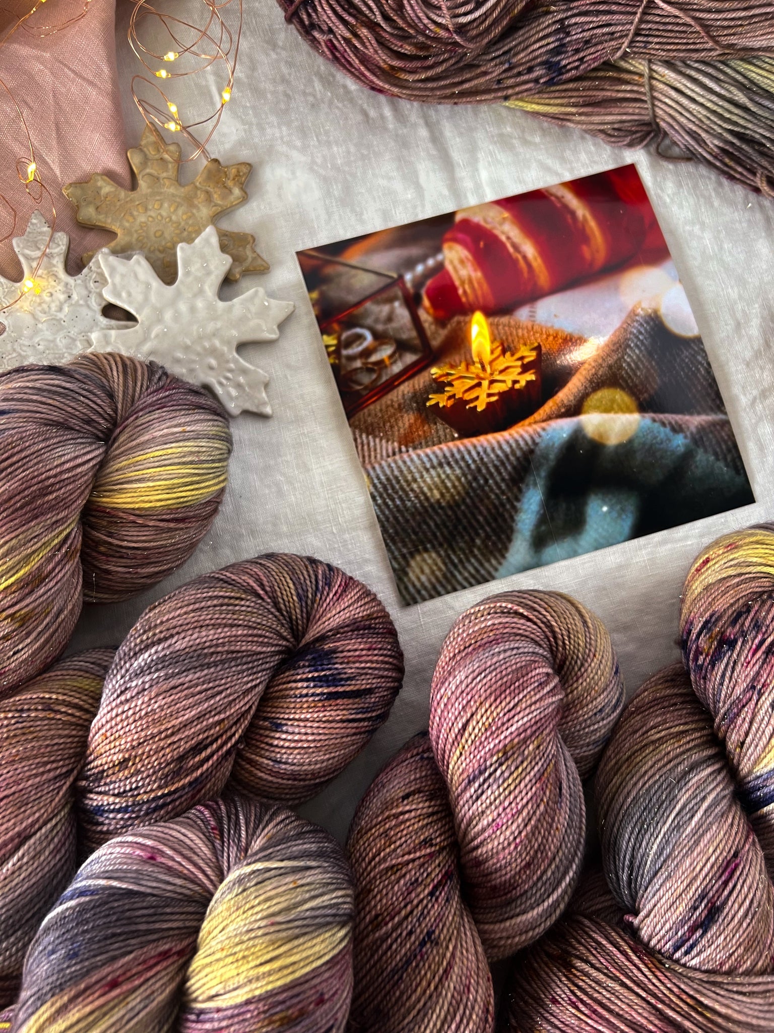 Warm and Toasty /// Pre-Order - Ruby and Roses Yarn - Hand Dyed Yarn