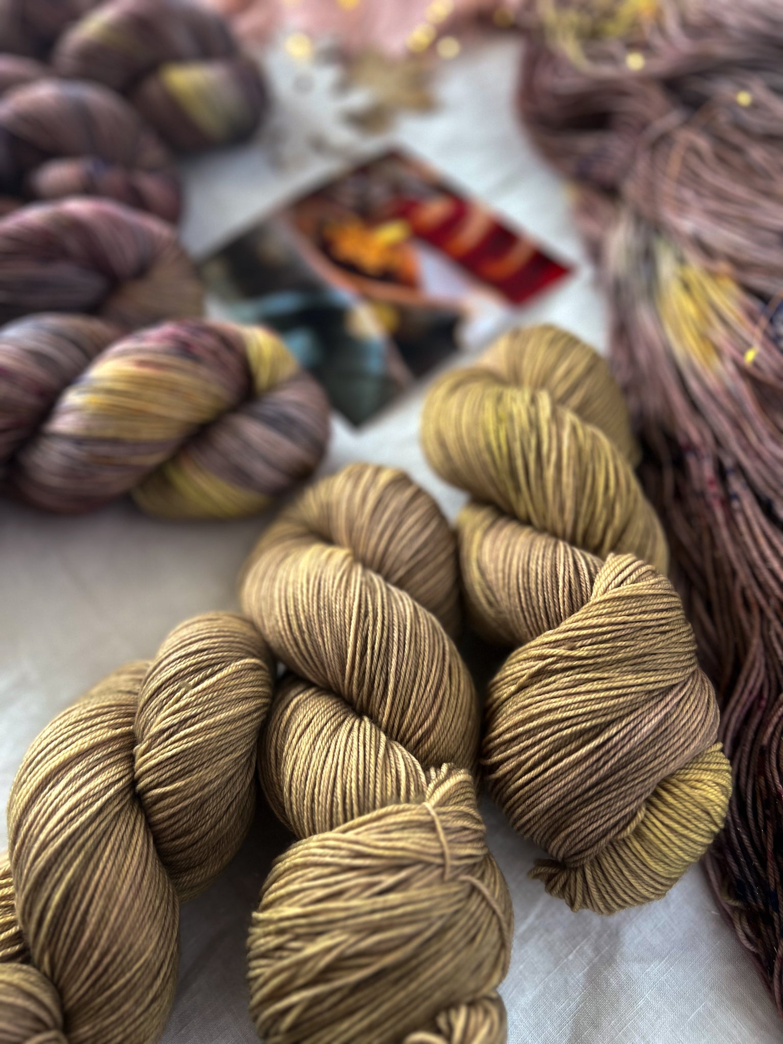 Warm and Toasty /// Pre-Order - Ruby and Roses Yarn - Hand Dyed Yarn