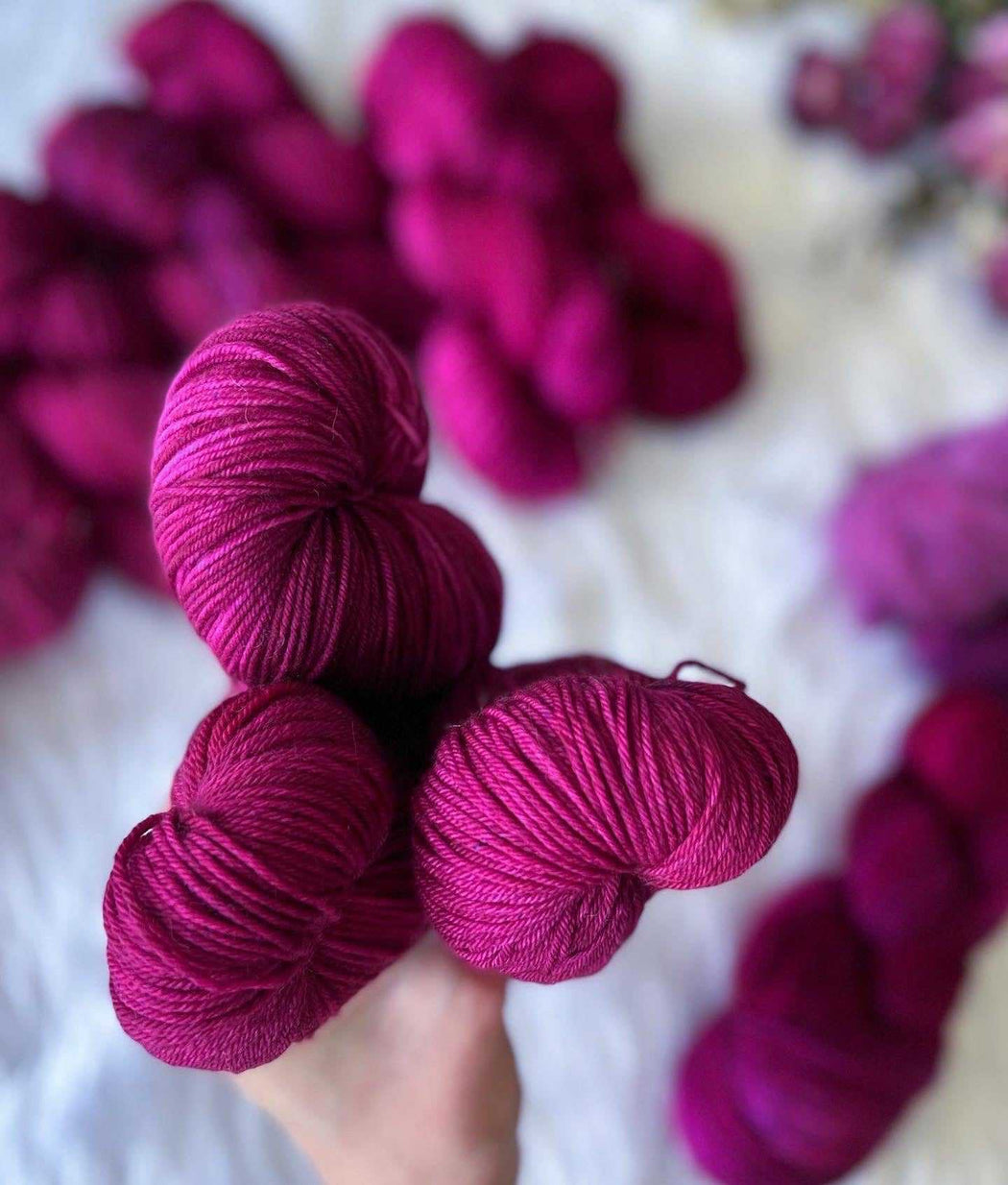Wax Seal - Ruby and Roses Yarn - Hand Dyed Yarn